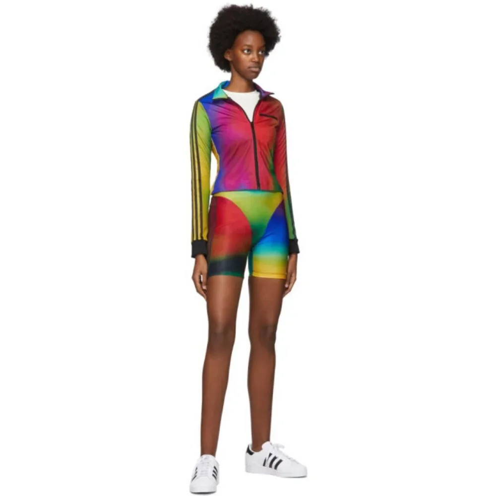ADIDAS ORIGINALS PAOLINA RUSSO BIKER CYCLING SHORTS HIGH RISE